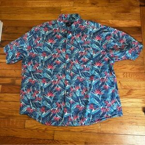 Vineyard‎ Vines Men’s Tucker Short Sleeve Button Down Cotton Shirt XXL Hawaiian